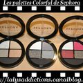 Les palettes Colorful de Sephora + Concours^^