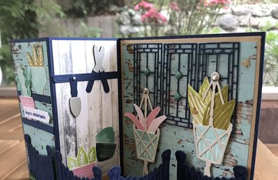 Carte Anniversaire Adulte - Un bel abri de jardin !