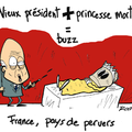 Livre,Giscard d'Estaing, Lady Di, relations et la princesse et président buzz ensemble