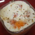 Oeufs cocotte saucisse de strasbourg