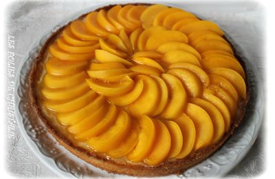 Tarte pâtissière aux pêches