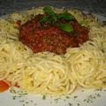 Spaghettis bolognaise 