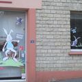 Vitrine de Pâques à la Boulangerie de Clinchamps sur Orne