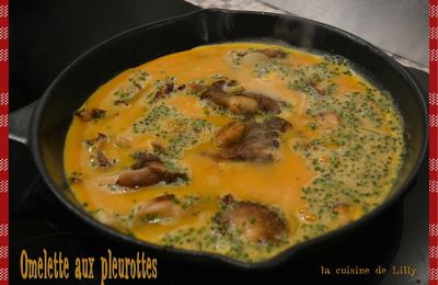 Omelette aux pleurotes