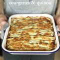 Lasagnes de courgette & bolognaise au quinoa (plat complet)