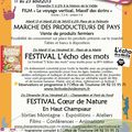 Programme des animations du 11 au 23 août 2013