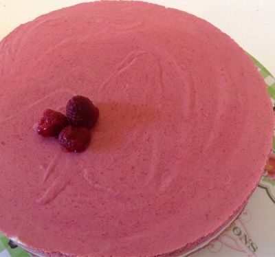 Entremet framboise 