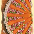 Tarte "Fleur de carottes"