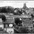 Quimperlé - Vue prise de la montagne de Lauvignon .