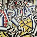 La partie de cartes ( 1917 ) - Fernand Léger