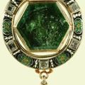 Emerald pendant, c.1860-70.