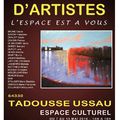 Participation à un salon d'artistes dans le Nord Béarn : "L'espace est à vous"