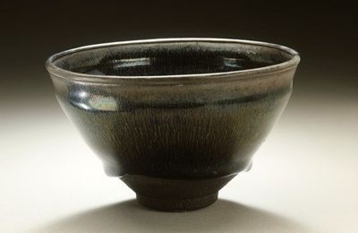 Tea Bowl (Chawan) with Hare's Fur Pattern, Southern Song dynasty (1127-1279)