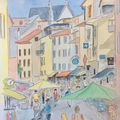 Thonon les bains, grand rue