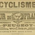 Tour de France des Indépendants 1910 (ou Tour de France Peugeot-Wolber) à Belfort