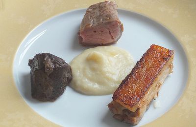 Le porc en trois cuissons