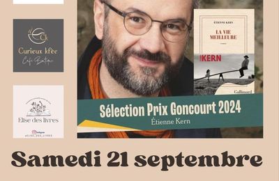 ETIENNE KERN A SALAISE-SUR-SANNE CE SAMEDI 21 SEPTEMBRE DE 14 HEURES A 16 HEURES !