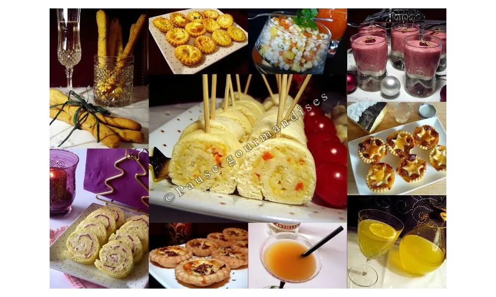 Sélection gourmande pour les fêtes, le salé (apéritifs)