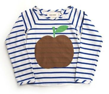 Marinière Bobo Choses  pomme bleue