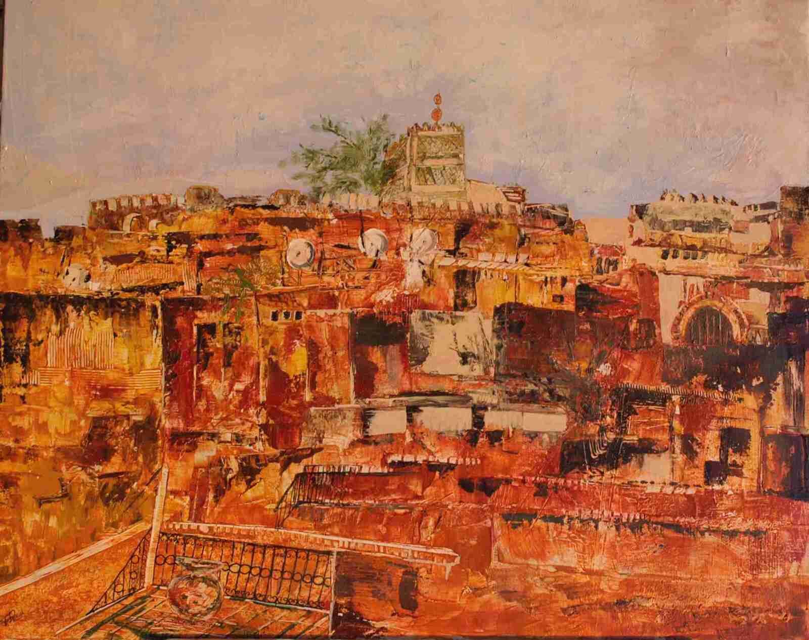 Fes- acryl pigments marocains (ND)-