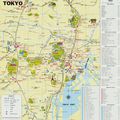 . Carte de Tokyo .