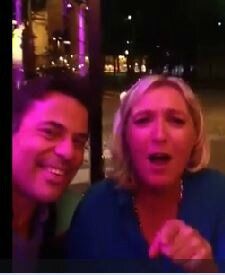 Quand Marine pousse la chansonnette!! 