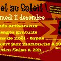 Le samedi 11 décembre,nous serons chez Yemaya pour leur 3ème marché de noel!!!!