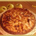 tarte flan aux pommes