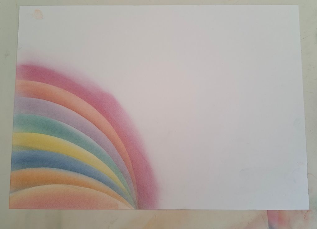 Pastels secs : SUPERPOSITIONS