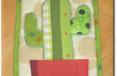 Mug rug # Avril : Saguaro