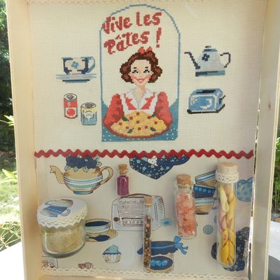 Tableau magnétique "Vive les pâtes"