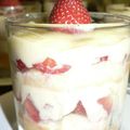  VERRINE FRAISIER (pour 5 à 6 personnes)