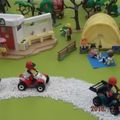 Playmobil faisant du quad, Playmobil chinois et pandas Playmobil