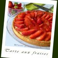 Tarte aux fraises (crème pâtissière)