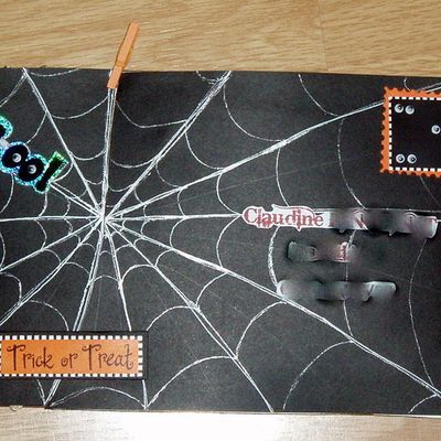 Mail art Halloween
