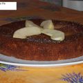 Gâteau aux pommes tiède 