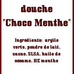 Poudre de douche choco menthe