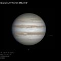 Jupiter et Europe (transit) - 6 mars 2014 19h45 TU