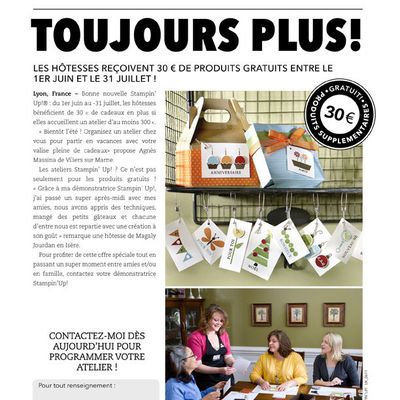 une promo d'enfer pour un été au top !!!!