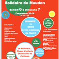 Marché de Noël Solidaire de Meudon Samedi 6 et Dimanche 7 Décembre 2014 à René Leduc