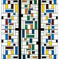 Composition en vitrail IV (1917) - Theo Van Doesburg