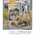 1+1=3 Exposition à La Fabrique Gallery