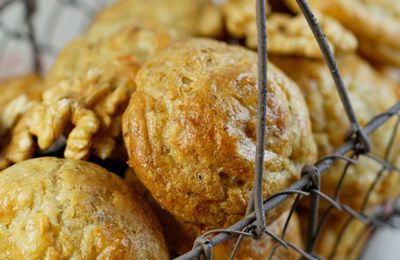 Gougères au Roquefort & aux noix