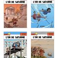 Quelques projets de couvertures pour "L'or de Saturne", seconde partie