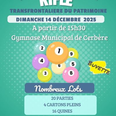 Rifle du patrimoine Quina del patrimoni Loto del patrimonio 14 12 2025 Cerbère