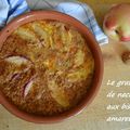 [pause sucrée] le gratin de nectarine aux biscuits amaretti