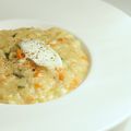 Risotto aux petits légumes & au chèvre