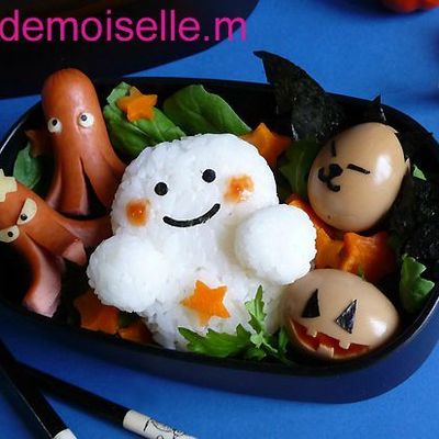 Les bentos de la toile (d'araignée) pour Halloween