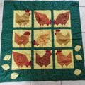 Quilt aux poules