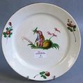 Assiettes "au chinois" de Marseille, Veuve Perrin, Lunéville, Est, époque XVIIIè siècle